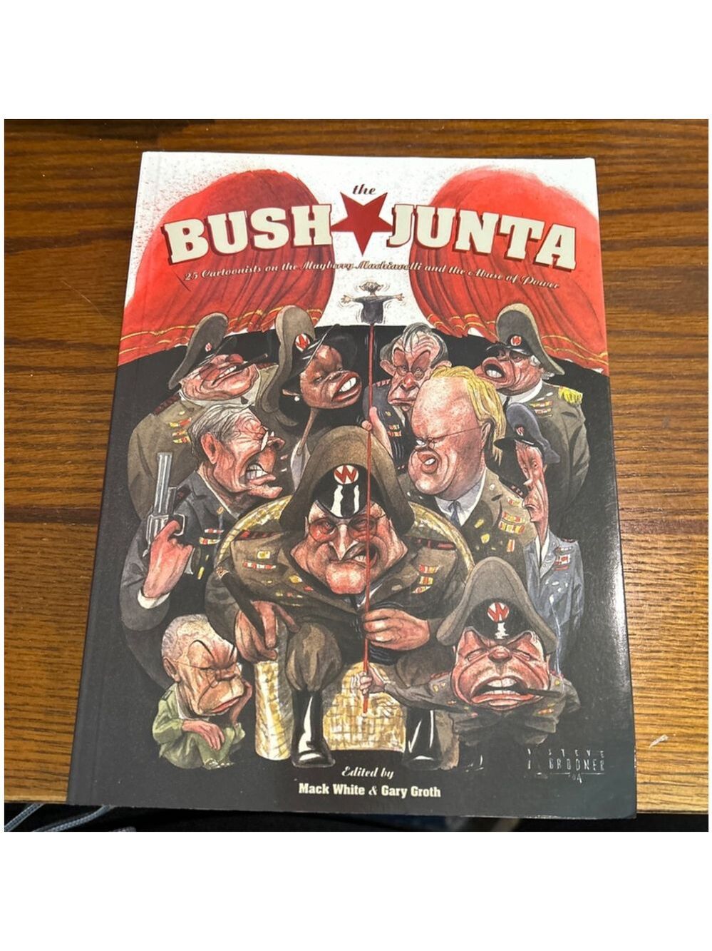 The Bush Junta: Cartoonists on the Mayberry Machiavelli and the Abuse of Power.